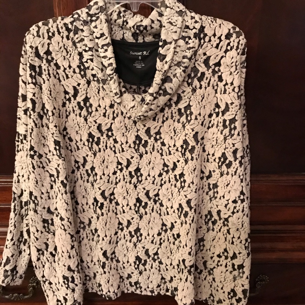 Black and Tan Sweater